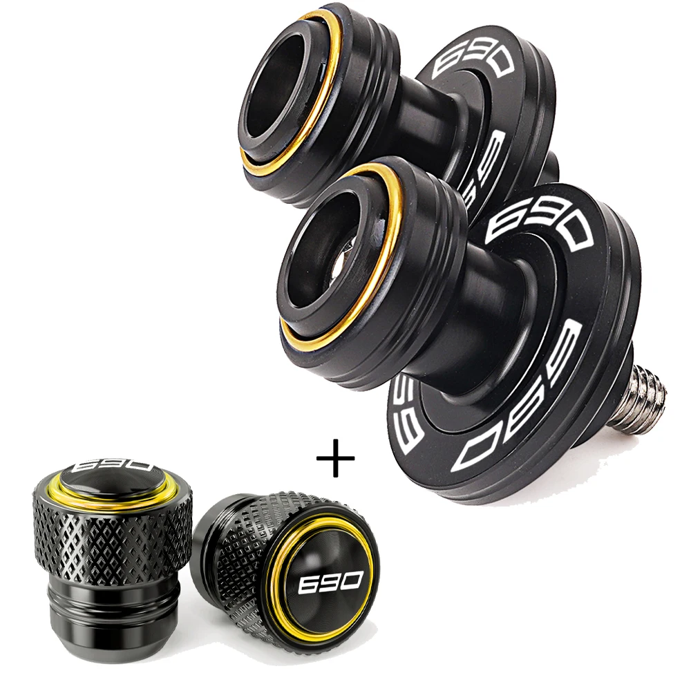 Für KTM 690 SMC Duke 690 DUKE 690 690 SMC SMC R 2008-2022 2023 2024 Motorrad Schwinge Spulen Slider stehen Schrauben Ventil Kappen – Detail 11