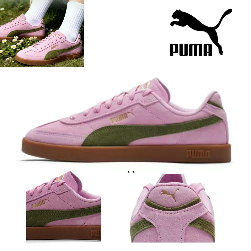 

Puma Mid Low Top Classic Fashion Comfortable Lightweight Breathable Non Slip Casual Skateboard Shoes 400717-31