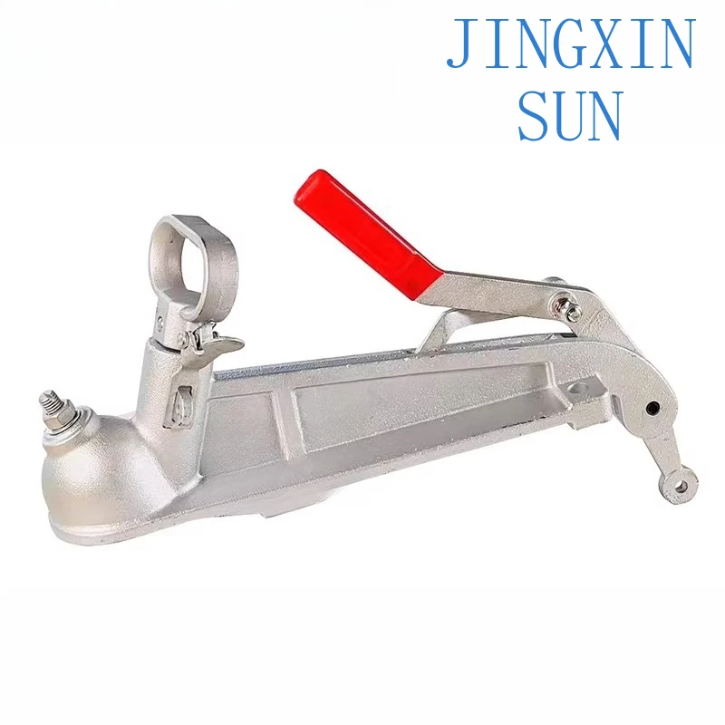Large Cast Trailer Connector for Trailer Ball Cover with Parking Handbrake 3.5 Tons Hot Dip Galvanized Trailer Cover for