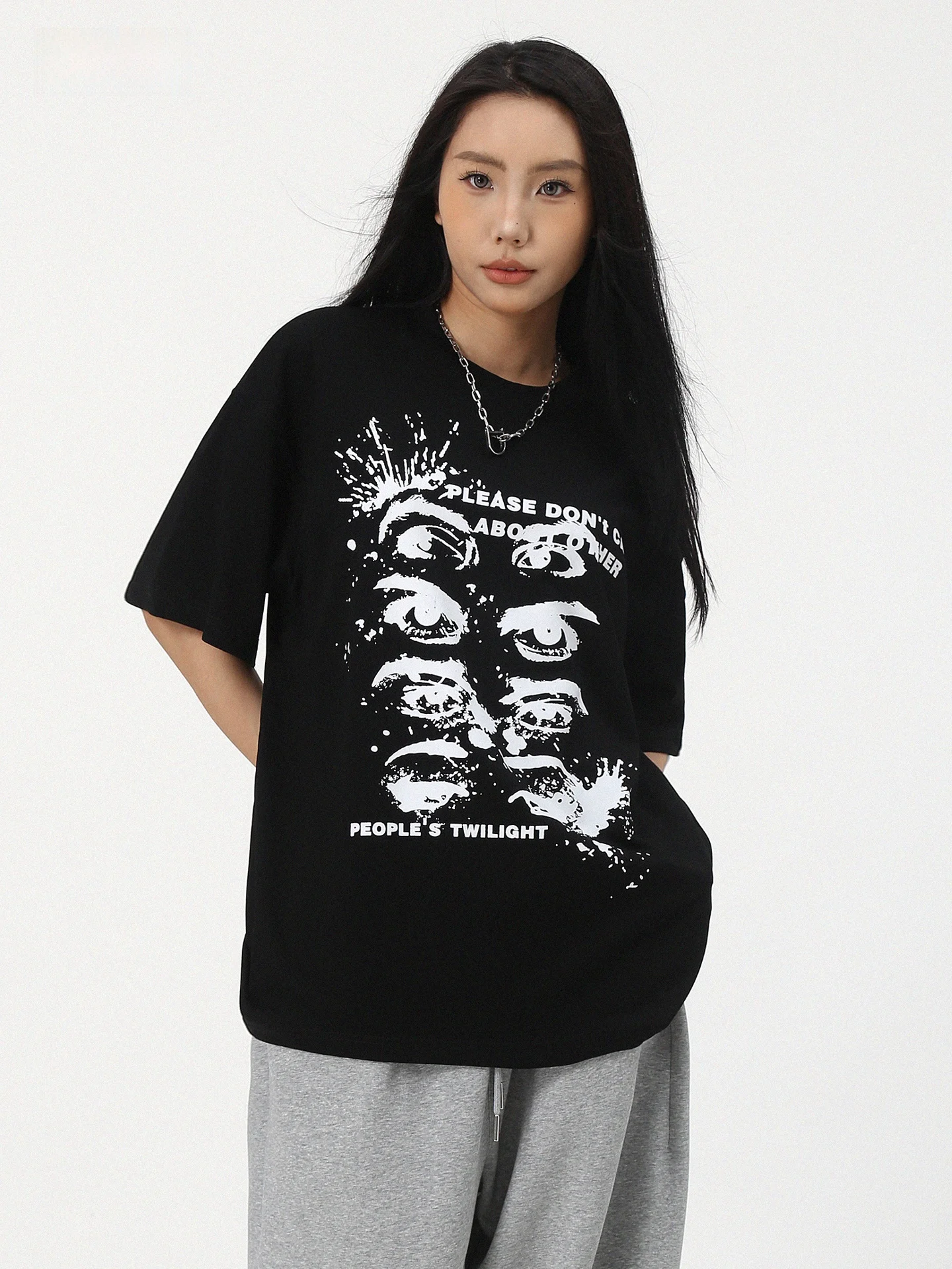 Kaus Wanita Gaya Tari Jalanan - Streetwear Brand With Eye ulasan dan harga