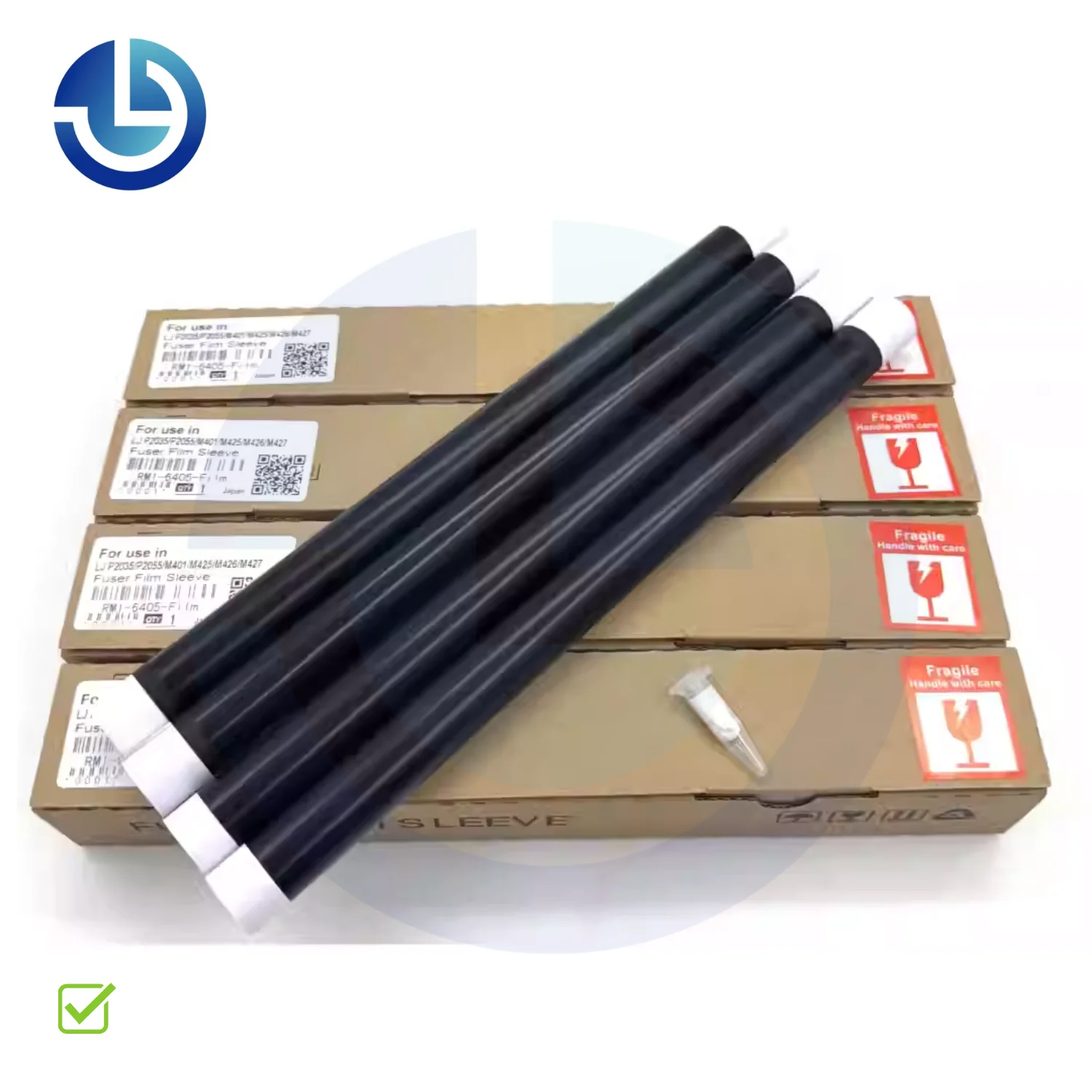 Fuser Fixing Film 3pcs for HP P2035 P2055 2035 2055 M304 M305 M404 M404dn M405 M405dn M405n M329 M428 M429 Original Gray/Black