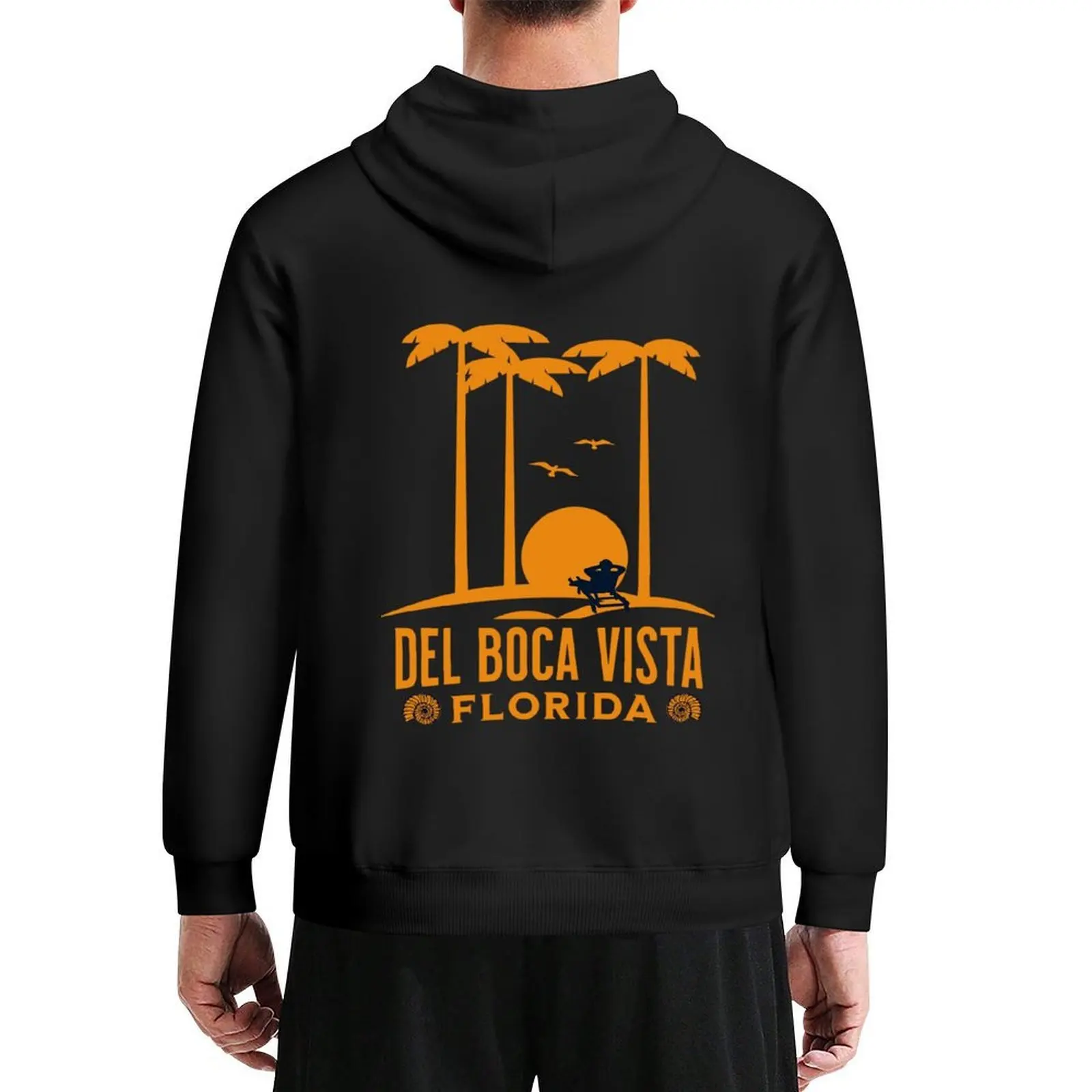 

Del Boca Vista Florida Hoodie autumn new products mens clothes men clothes male clothes japanese hoodie