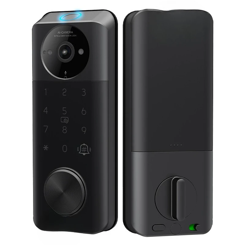 

Automatic smart lock, electronic cat eye visual smart door lock