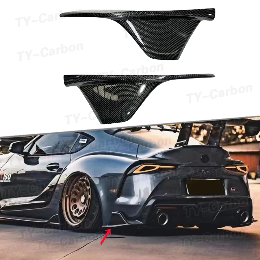 Heckspoiler aus Kohlefaser VS Auto-Heckspoiler für Toyota Supra A90 2019-2024 Heckspoiler-Anbauteil Lippenverkleidung Abdeckungen Zierleisten FRP