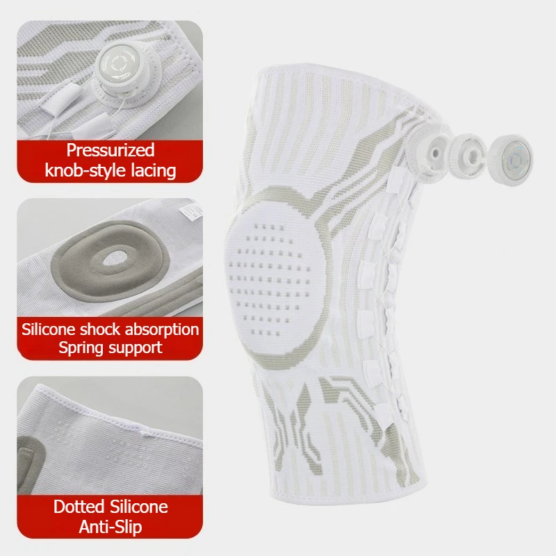 Professional Knee Brace Meniscus Joint Support Adjustable Unisex for Men Women Basketball Running Football Badminton Hiking Spor