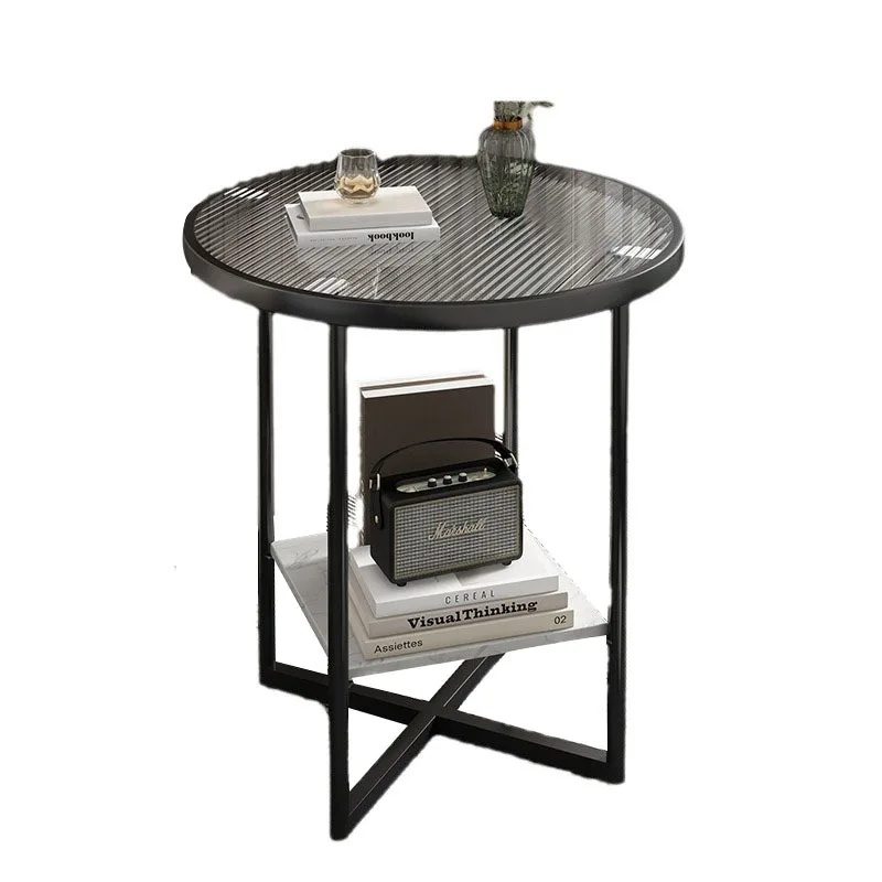 

Взрывозащищенный стеклянный журнальный столик Changhong для гостиной, диван, боковой шкаф, бытовой, спальня, кабинет, балкон, прозрачный