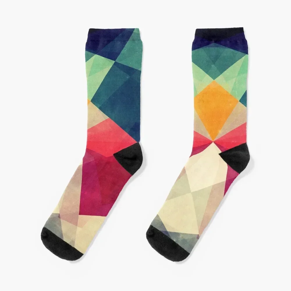 

Meet me halfway Socks happy bright garter Non-slip Socks Male Women's