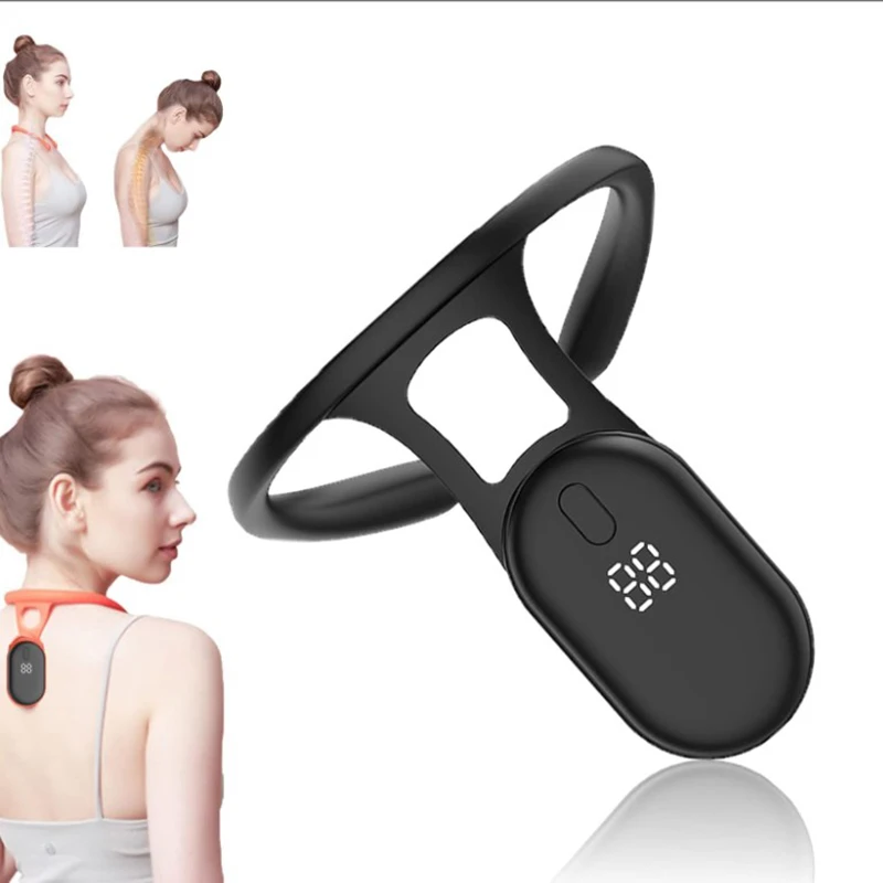 Ultrasonic Lymphatic Soothing Neck Instrument Body Sitting Posture Corrector Back Support Neck Massager Care health care