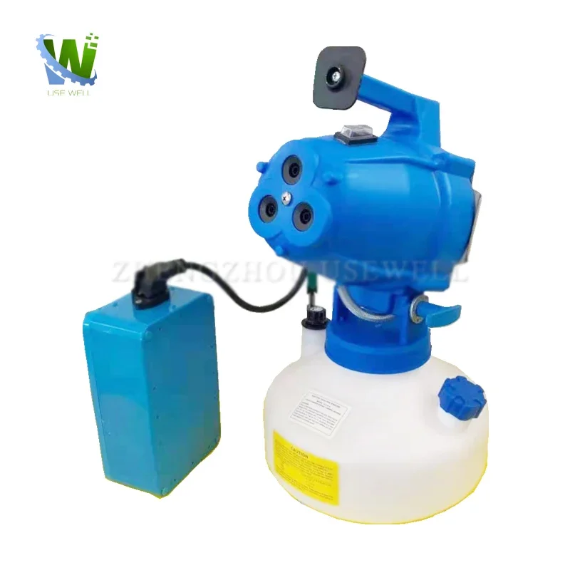 Industrial 5L Battery Operated Stainless Steel Ulv Cold Spray Disinfection Mist Fogger Sprayer Machine for Garden