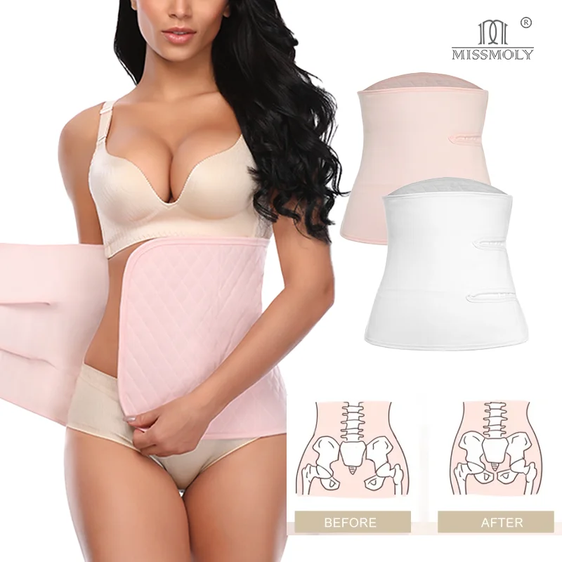Women High Quality C-Section Recovery Belly Wrap Back Support Belt Breathable Faja Postpartum Abdominal Tummy Control Girdle