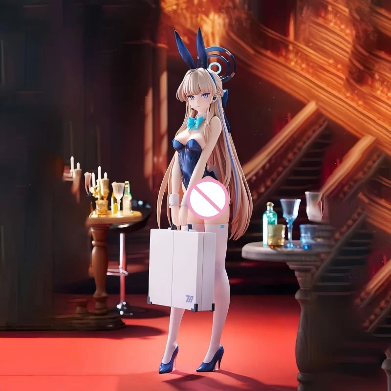 Blue Archive Anime Figure Asuma Toki Figure Bunny Girl Figurine Modelli Statua Collezione di bambole Decorazione Giocattolo Customiz Ragazza regalo