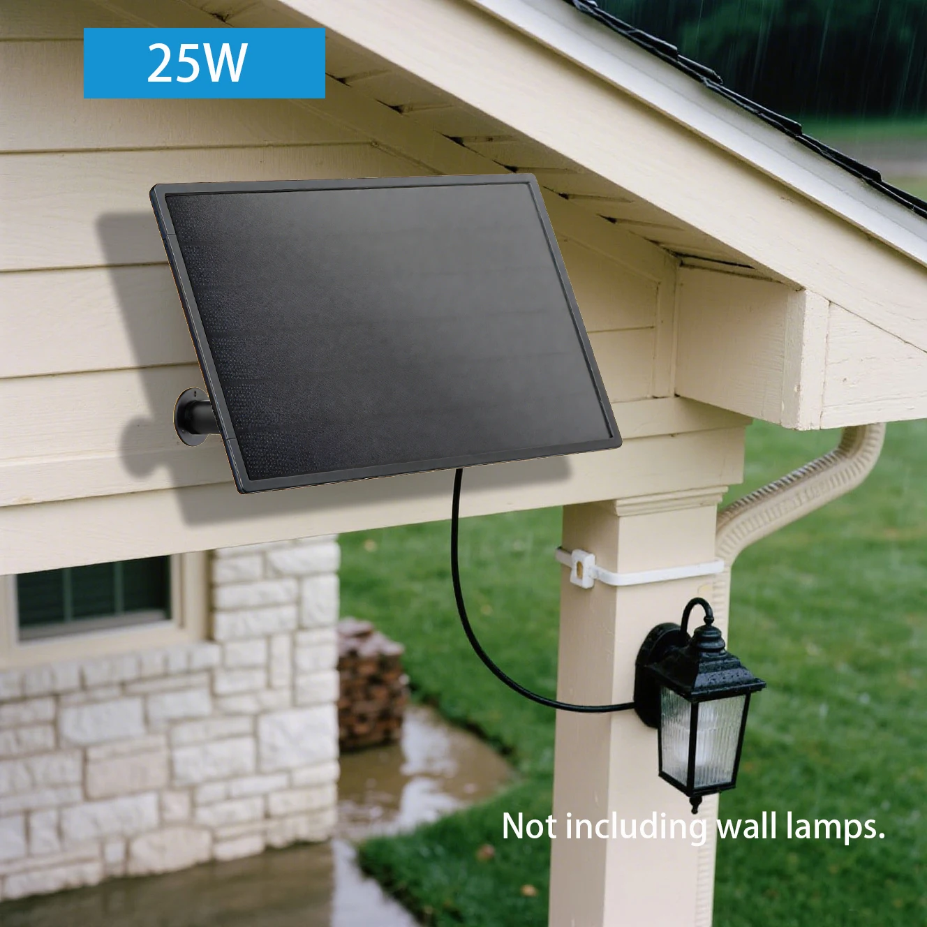 Mini 25W Solar Panel Install Charge Battery MPPT Waterproof Output 12V 5V 6V 9V Solar Cells For Lamp Light LED 4G Wifi CPE Rouer