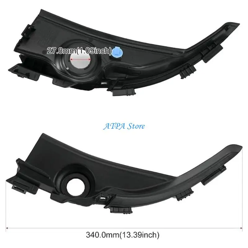U13C Side Trim Cover Lid Windshield Wrap Corner Trim for 9th 74220-TR0-A00 6
