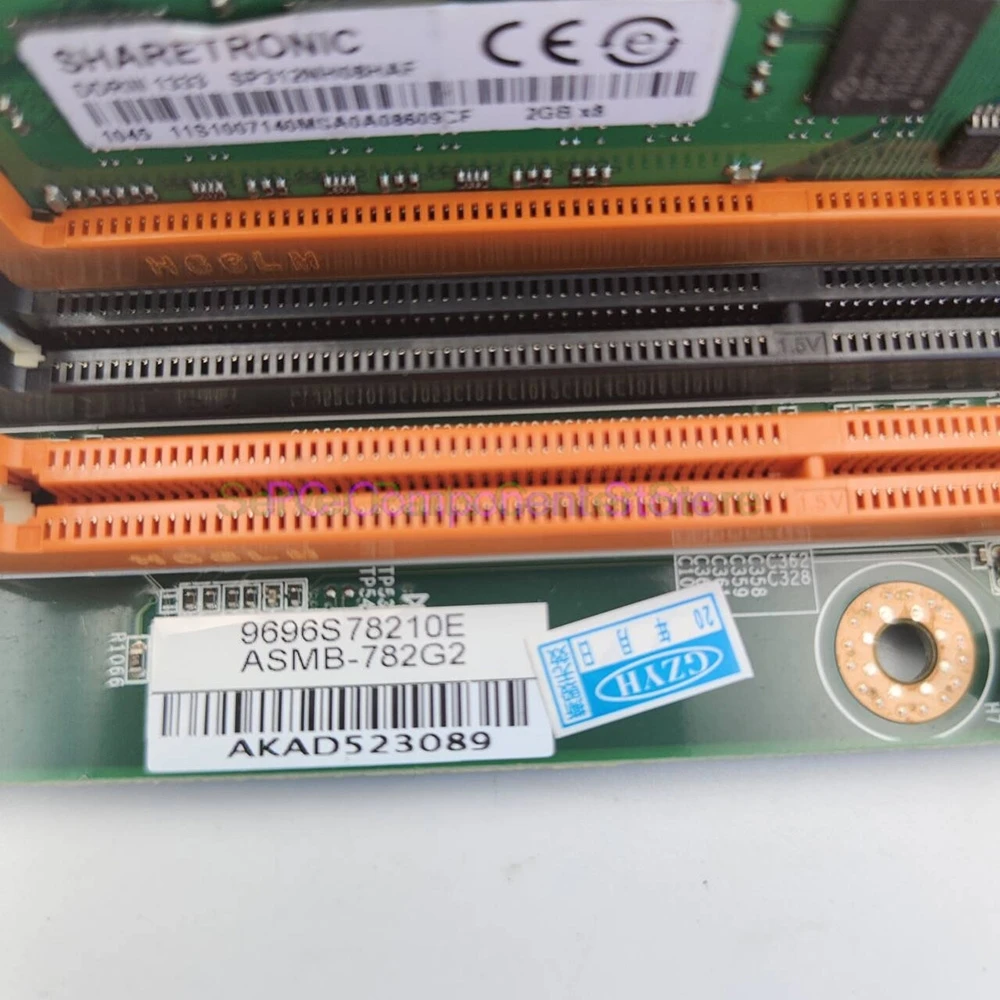 Para placa base de equipo industrial Advantech ASMB-782 Rev.A1 ASMB-782G2