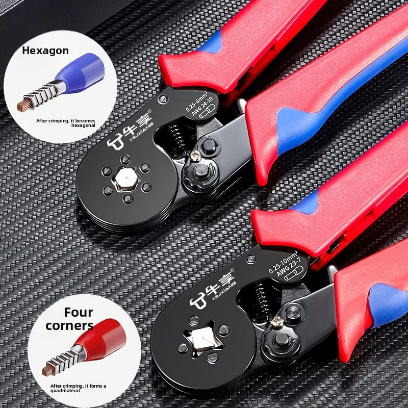 

Мощные электрические обжимные клещи для клемм — Профессиональный инструмент для обжима трубчатых клемм и проводки, хит продаж на международном рынке