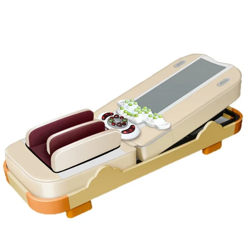 Warm Therapy Bed for Home Use 4D Elevated Whole Body Spinal and Cervical Correction Multi functional Jade Electric Massage