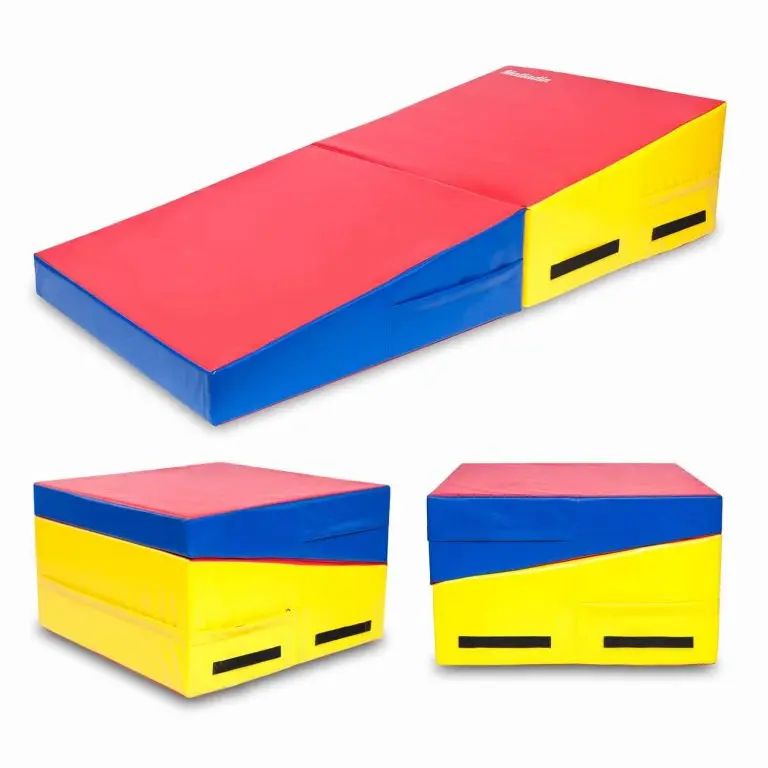 Hot Sale Incline High Density Sponge Kids Soft Gymnastics Training Folding Incline Wedge Mat Gym Mat