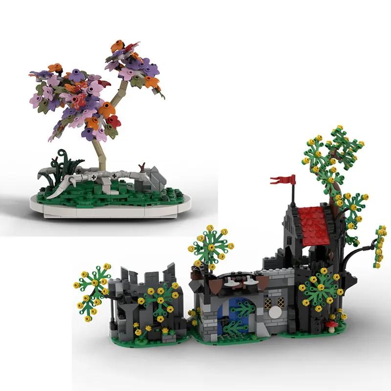 

Spot MOC-22928 birch tree plant 151549 medieval forest small particle assembly 209471 watchtower 166829 castle toy