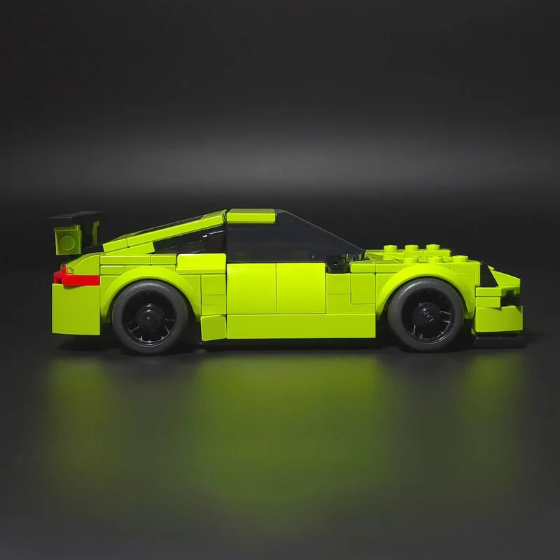 286 PCS Racing Car 77237 911 GT3 MOC Customize Modular Building Block Simple Brick Creative Design Model DIY Toy Birthday Gift