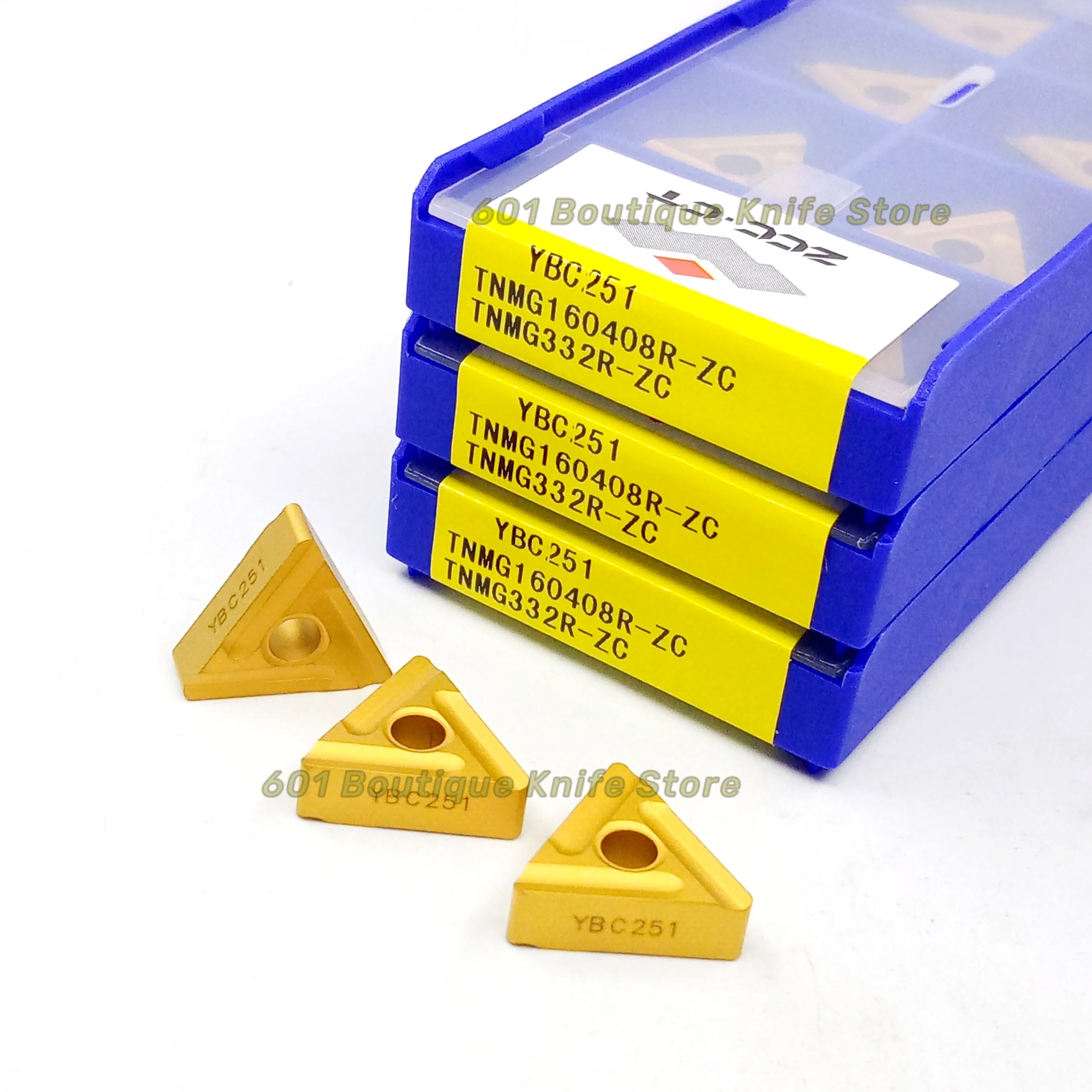 Free shipping YBC251 TNMG160408R-ZC 10pcs/set 100% ZCC.CT Carbide insert Processing: steel