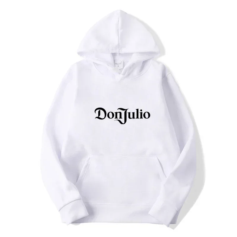 Sudaderas con capucha con estampado de letras de Don Julio, sudaderas con capucha de calle de lana de otoño, camisetas informales para hombres y mujeres