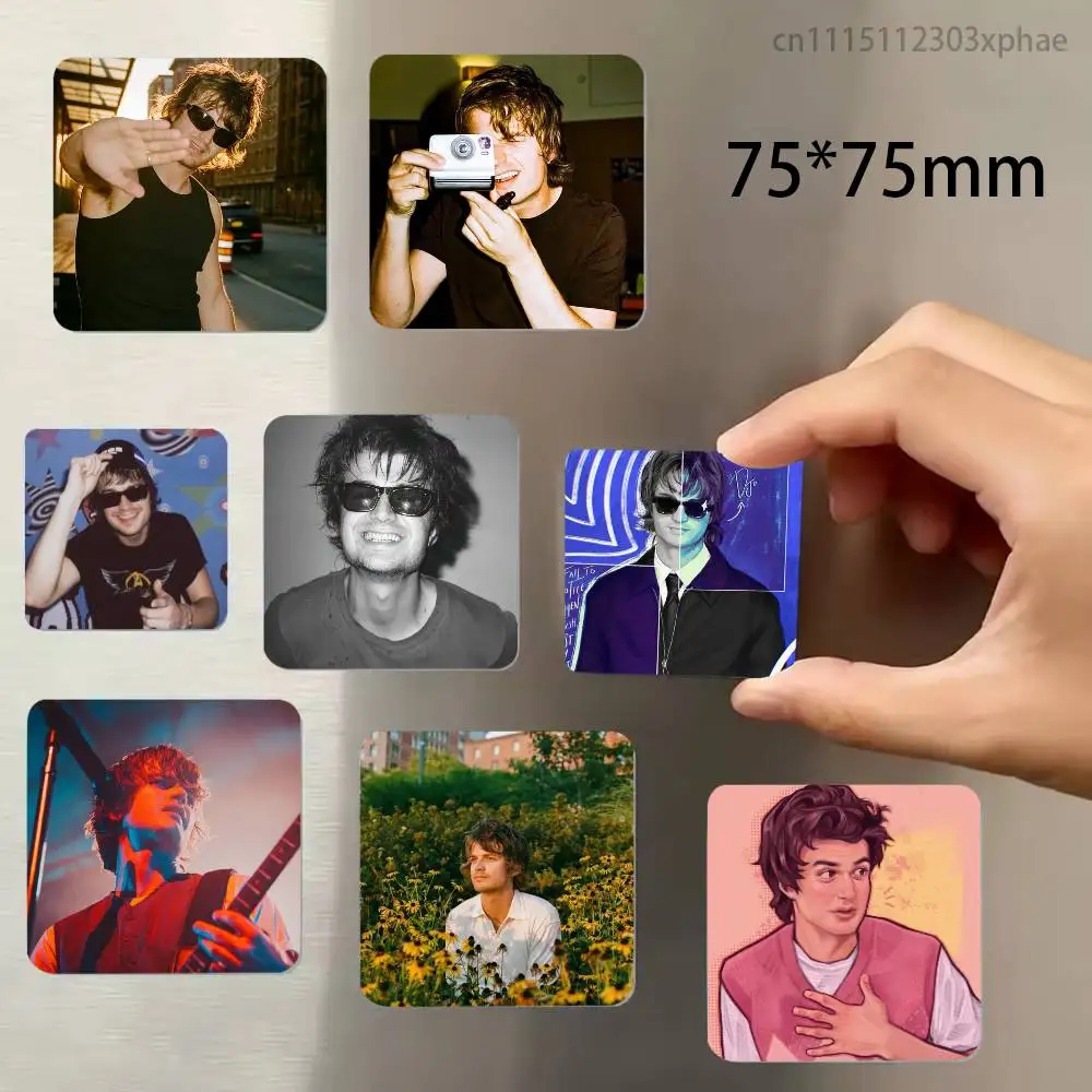 J-Joe Keery Steve Djo Refrigerator Magnet Square Stickers Can Be Used To Personalize Are Ideal Keepsakes Or Gifts