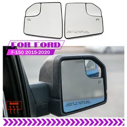 Left Right Side Mirror Glass For Ford F-150 2015 2016 2017 2018 2019 2020 Rear View Mirror Wide Angle Heated