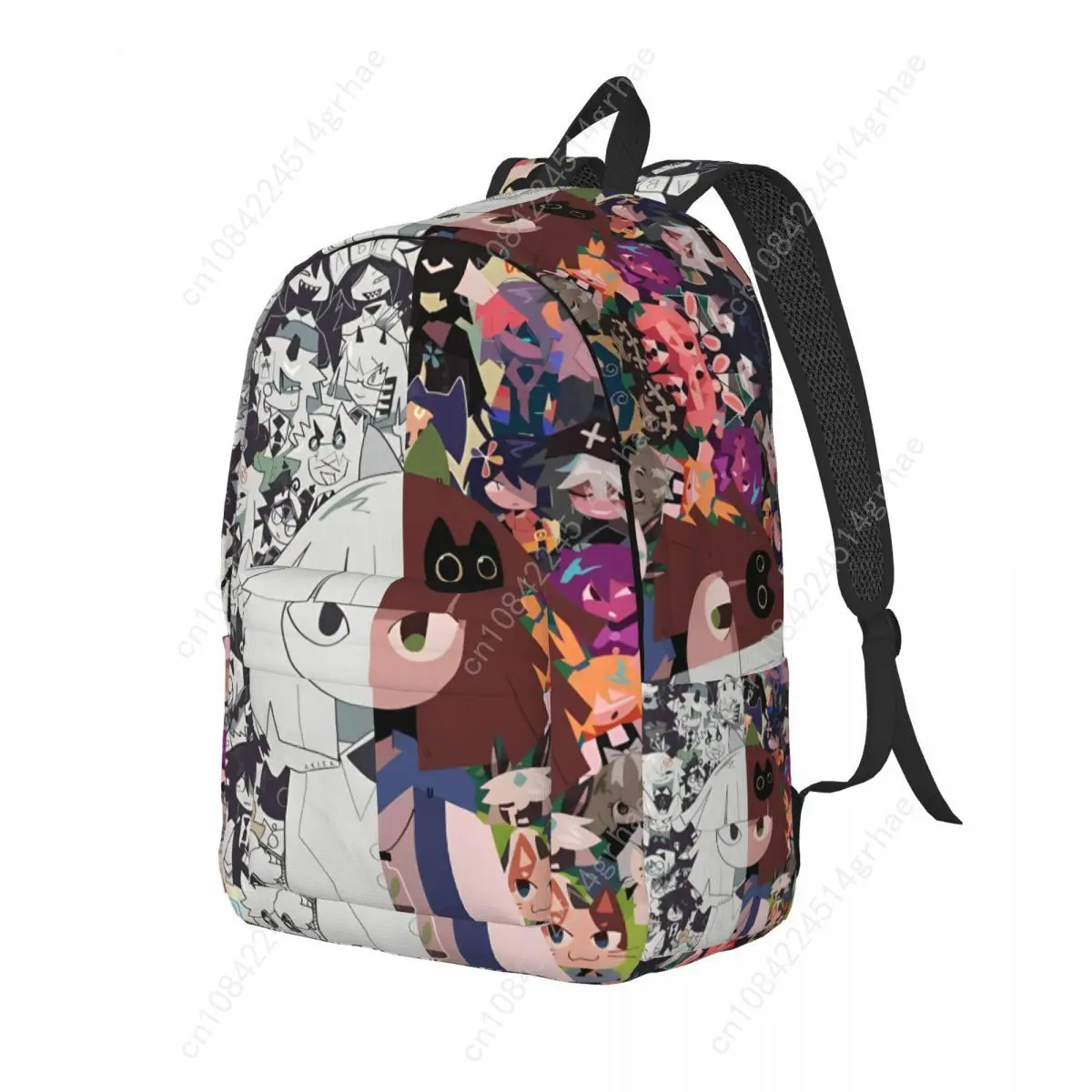 Tas Ransel Anime Pendidikan Kertas Fundamental untuk Pria Wanita Remaja Pelajar Bisnis Tas Selempang Kuliah Ringan