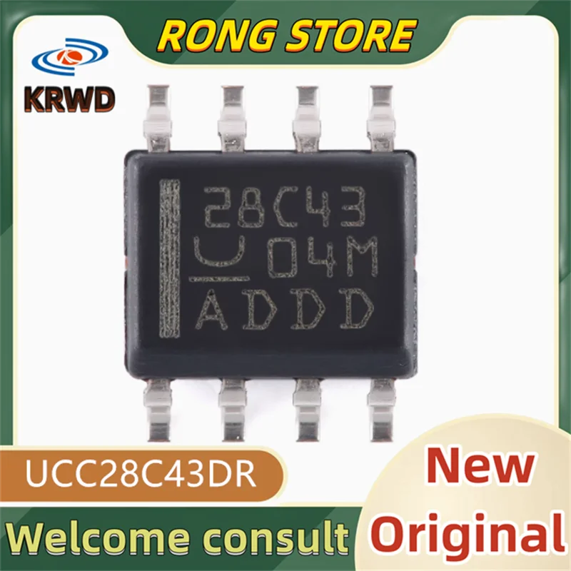 10PCS 28C43 New and Original  UCC28C43DR UCC28C43D UCC28C43 28C43DR SOP-8