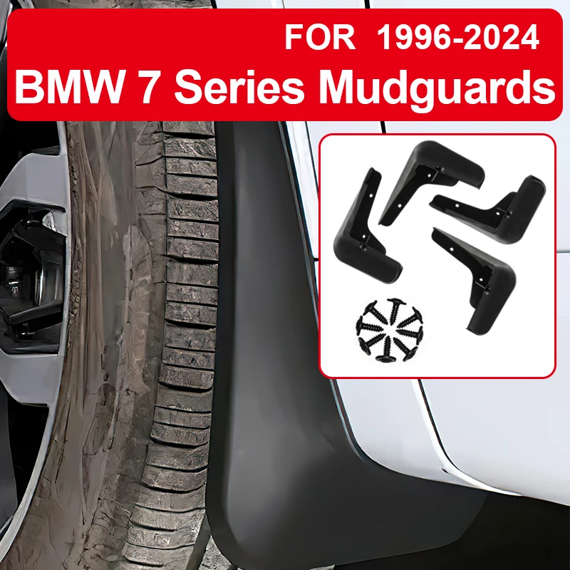 Soft Mud For BMW  5 6 7 Series 1996-2024 Accessories TPE Mudguards Original Design Fender Anti-Snow Anti-Sand Guard Protector