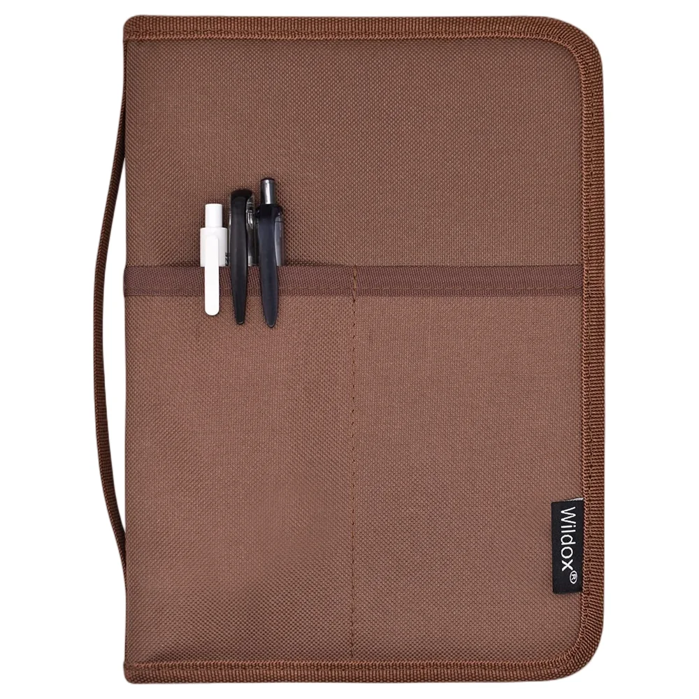 A5 Journal Notebook Cover with Double YKK Zipper, with Pen Holder for A5 Moleskine LEUCHTTURM Journals Planners Sketchbooks