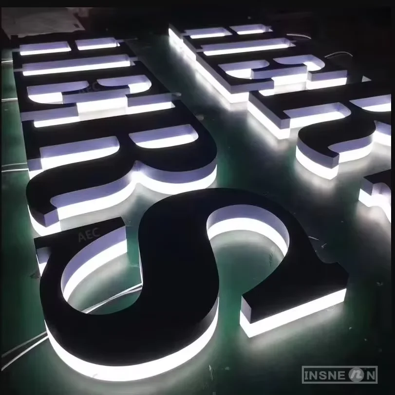 Customized LED 12v logo Led Illuminated Acrylic Letters Sign for Company Logo 3d Wall Sign Letter