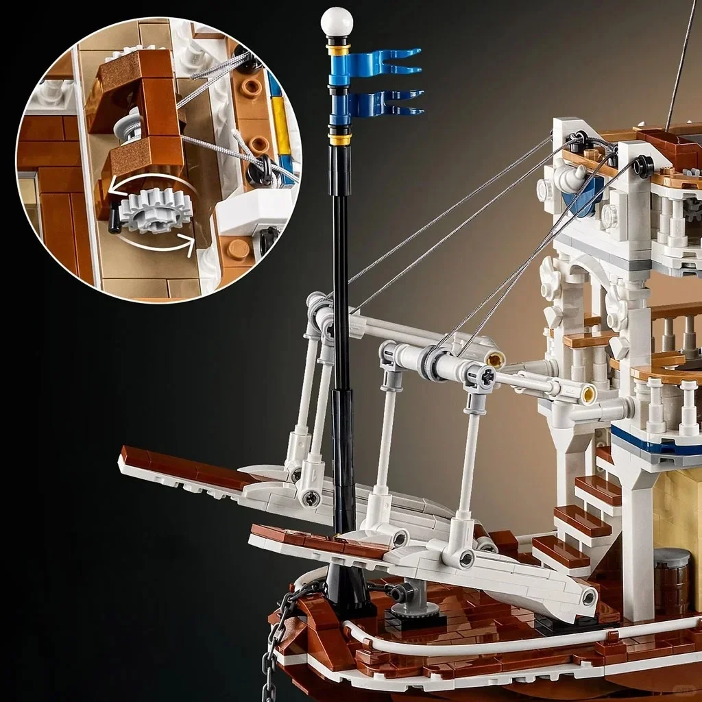 4090pcs Creative River Steamboats Building Blocks Compatible 21356 Steam Ship Model Transport Assemble Bricks Toy Christmas Gift