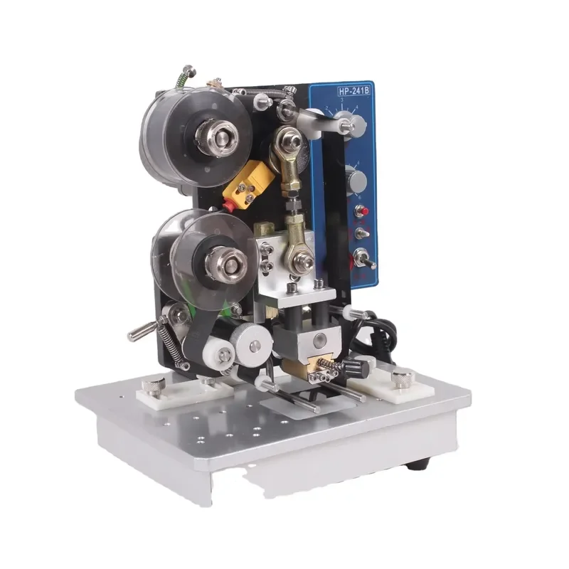 NEW BELL HP-241B Semi Automatic Cardboard Bag Hot Stamping Foil Cheap Plastic Bag Date Ribon Code Coding Printing Machine