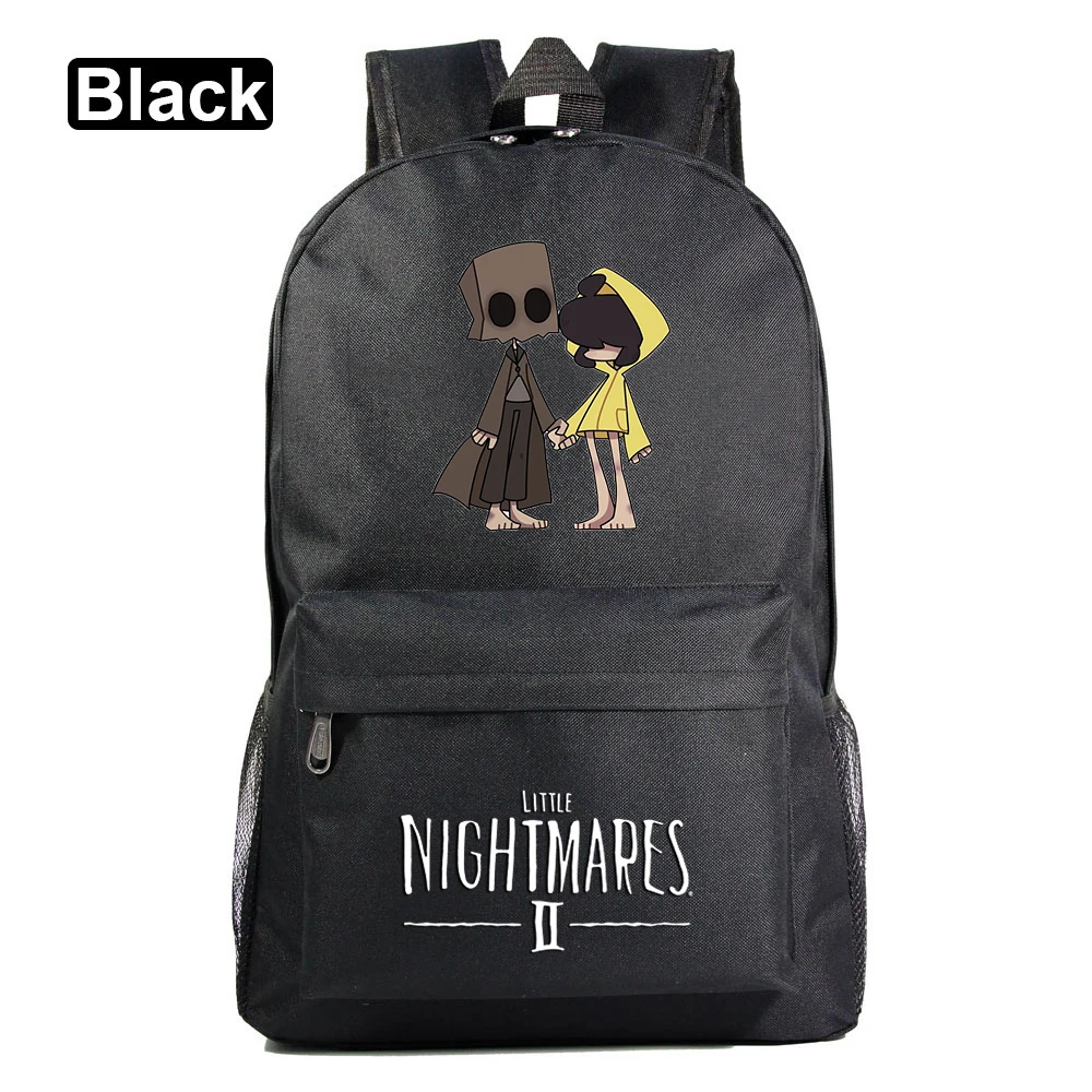 

MINISO Game Little Nightmares 2 Schoolbag Backpack for Girls Boys Mochila Teens Cool Travel Knapsack Rucksack School Bags