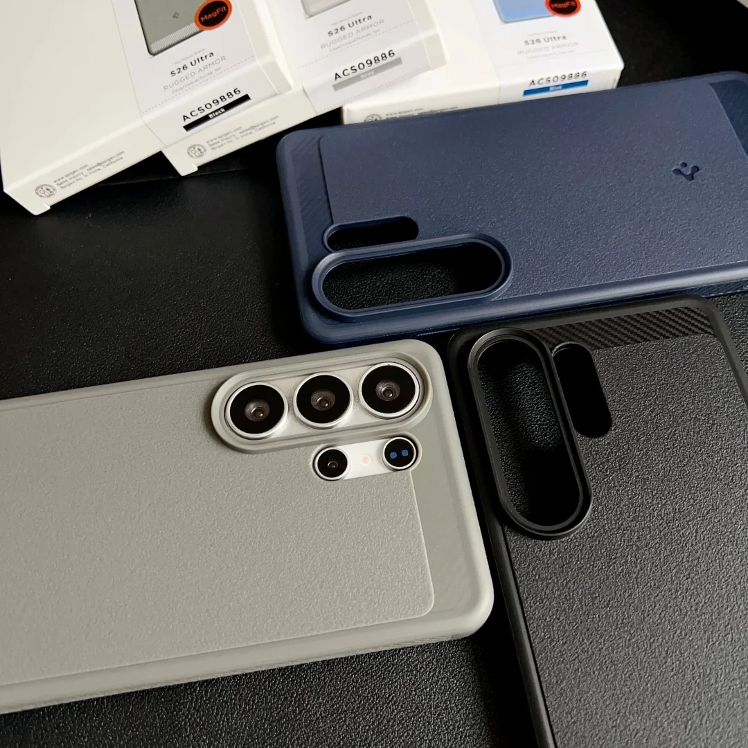 Etui Spigen TPU Matte Magnetic Soft na telefon Samsung Galaxy S26 Ultra S26 Plus S26 z obsługą Magsafe, odporne na wstrząsy, wytrzymałe etui ochronne. — zdjęcie produktu 4