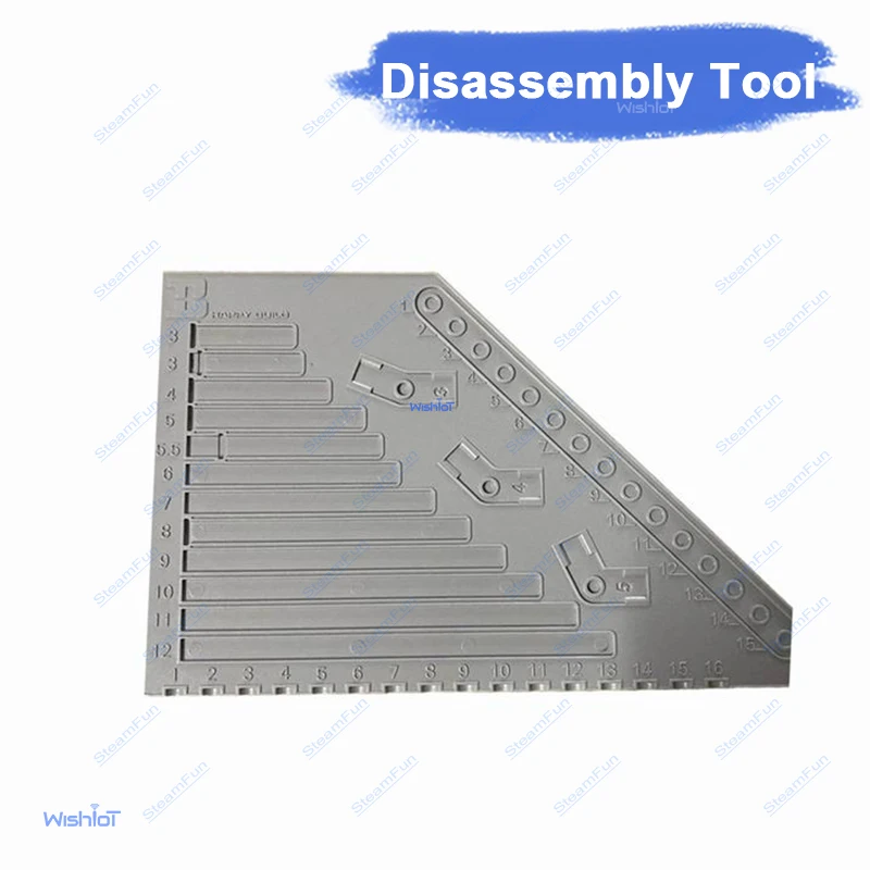 

Technical MOC Measuring Ruler Disassembly Tool Building Blocks Bricks Length Gauge Measurement Accessory for Legoeds Parts