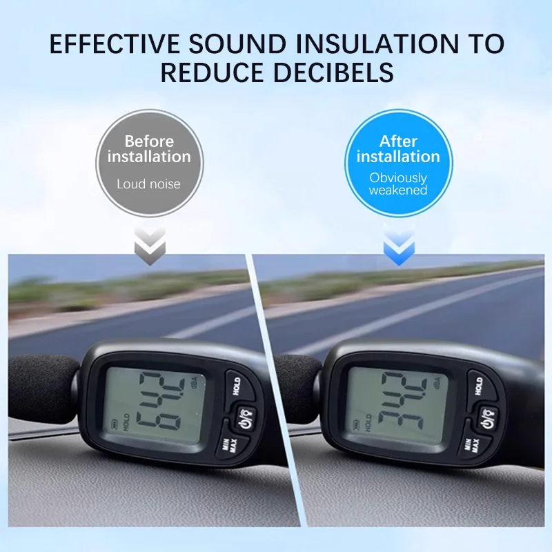 Car Central Control Dashboard Sealing Strips Soundproof Tape Car Interior Refit Accessorie For Porsche Cayenne Coupe 955 958 957 - view 3