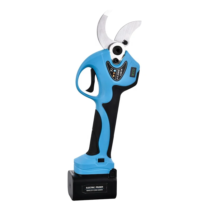 40mm Professional Electric Pruning Shears Electric Cordless Battery Powered Pruning Shears with Extension Rod