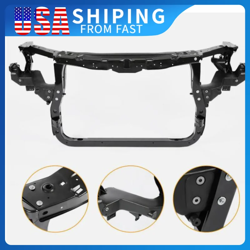 ﻿ 5156109aa para jeep grand cherokee 2011-2022 suporte de radiador de metal conjunto de núcleo de suporte de radiador de aço para carro ch1225239