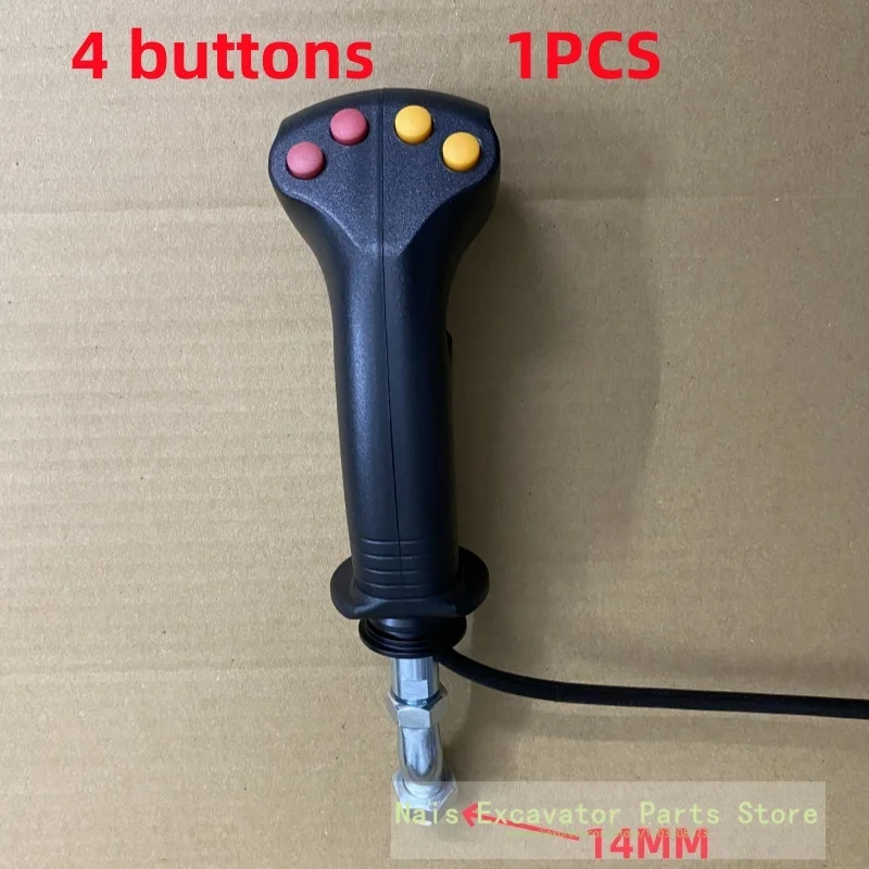 4/5/6/7 Knop Voor Graafmachine Onderdelen Logging Ijzer Steen Gereedschap Agrarische Harvester Elektrische Controle joystick Handvat Lijm Gear