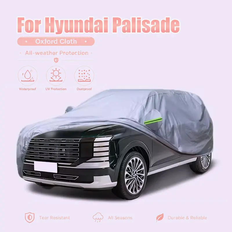 

For Hyundai Palisade Full Car Cover Reflective Strips Waterproof Snowproof Dustproof UV Protection Exterior Accessories