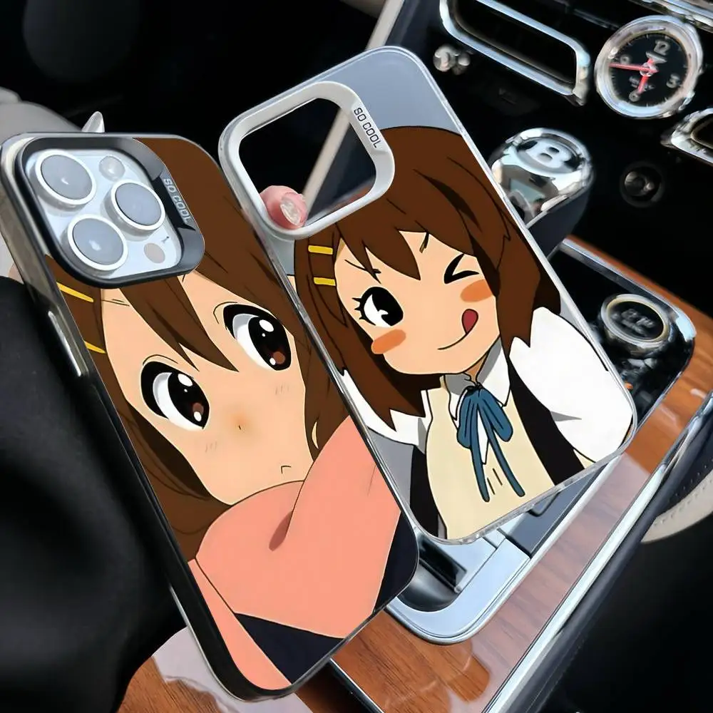 

Kawaii Y-yui Hirasawa Phone Case For IPhone 17 16 15 11 12 13 14 Pro Max 16 Plus 12 Mini 7 8 XR XS 15Pro MAX Cove