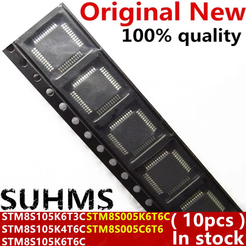 (10piece)100% New STM8S105K6T3C STM8S105K4T6C STM8S105K6T6C STM8S005K6T6C STM8S005C6T6 QFP Chipset