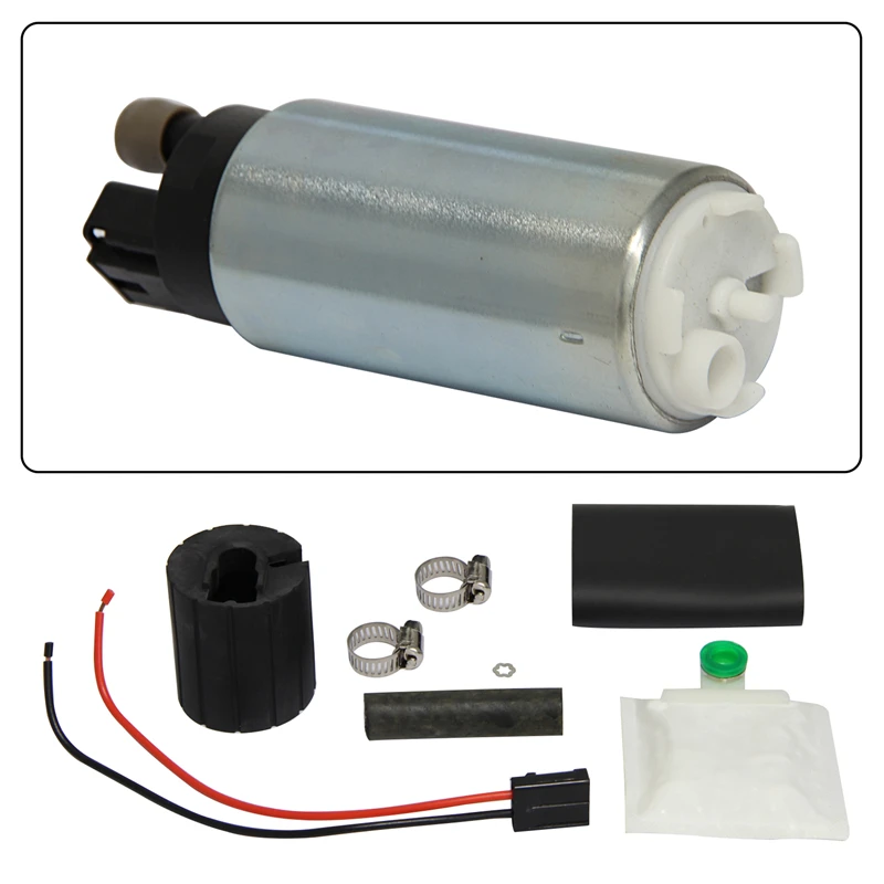 255LPH Intank High Pressure EFI Fuel Pump + Install Replaces Walbro GSS341