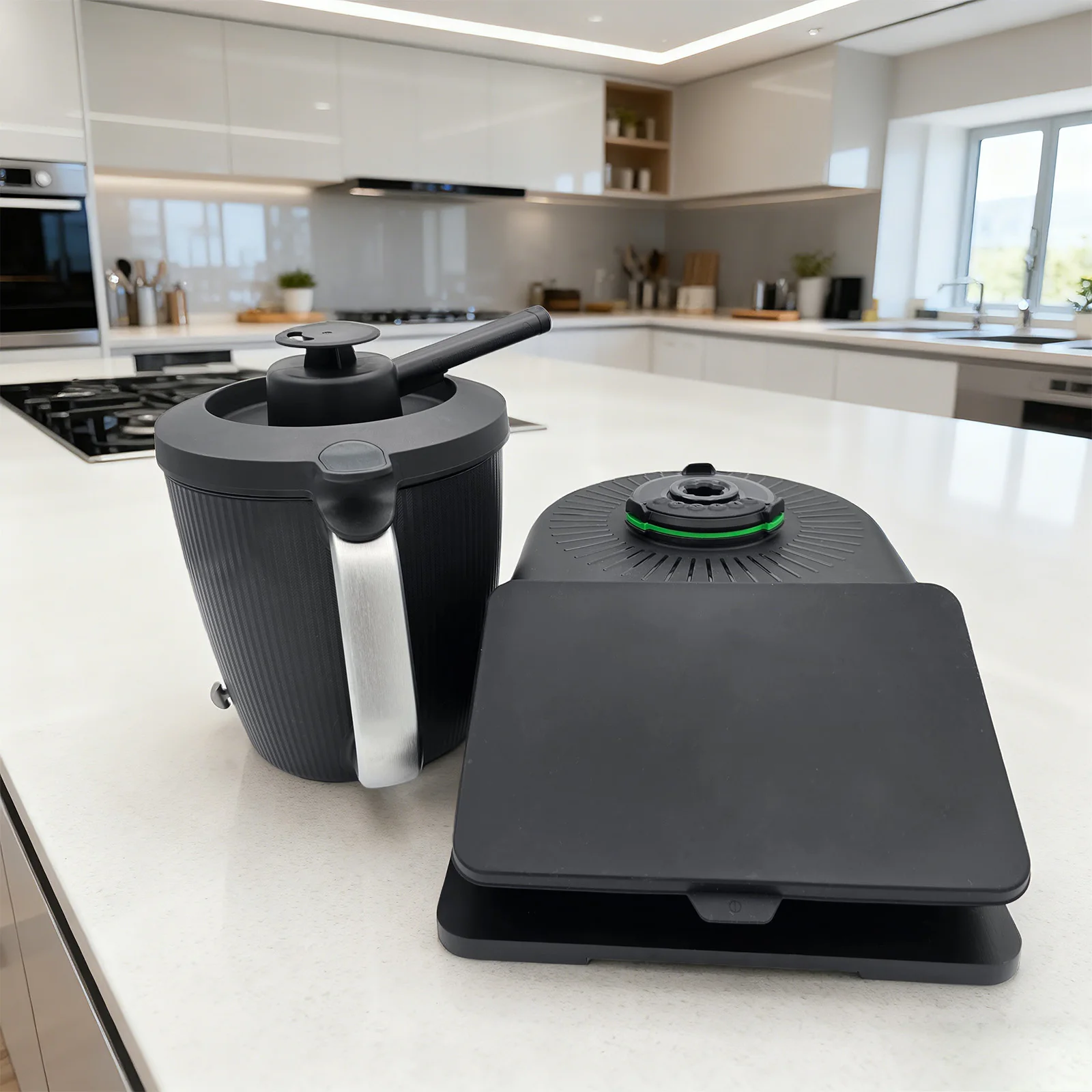Steam Diverter Compatible with Thermomix TM7 – 360° Rotating Steam Deflector with, Kitchen Cabinet Protection image 3