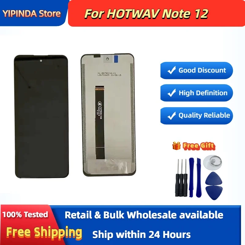 LCD Display For HOTWAV Note 12 Replacement Touch Screen Assembly Complete Digitizer Phones Screen Free Disassemble Tools