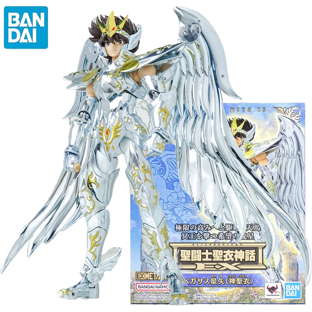 

В наличии BANDAI Saint Seiya Saint Myth Cloth EX PEGASUS Seiya [GOD CLOTH] ПВХ 17 см аниме фигурки модель коллекция игрушек