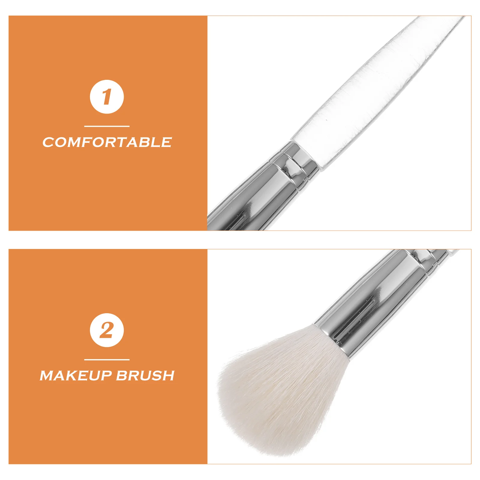 Pennello per trucco multifunzionale per donna Leggero Facile da riporre nella borsa per il trucco Regalo perfetto Pennello per fard Trucco