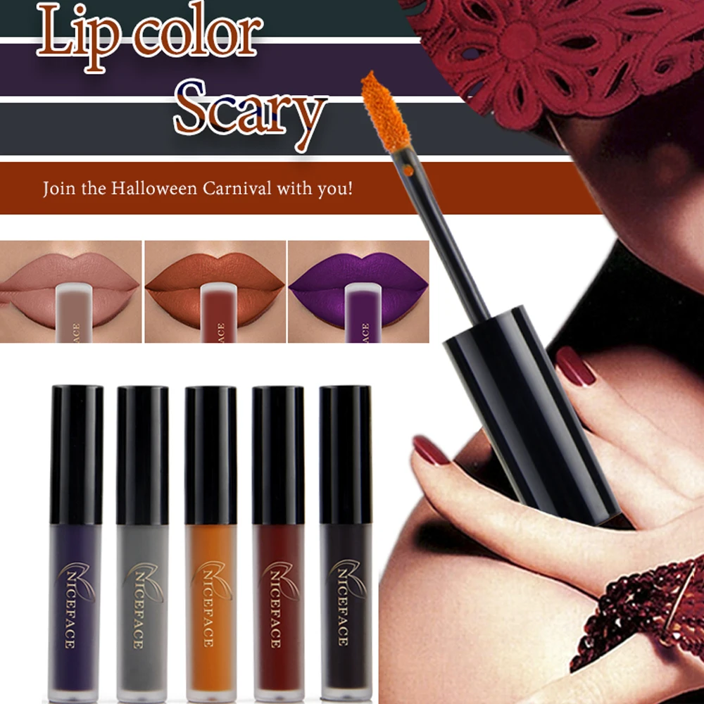 Lip Gloss 34 Colors Nude Matte Liquid Lipstick Red Mate Waterproof Long Lasting Moisturizing Lipgloss Lip Makeup Women Cosmetics